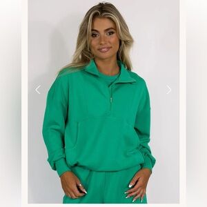 Salt Project cloud form half zip jacket Size XS